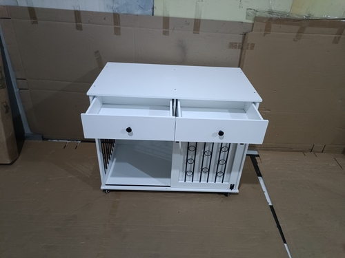 Modern Wooden Dog Crate Furniture with Sliding Barn Door – MDF Indoor - Image 33