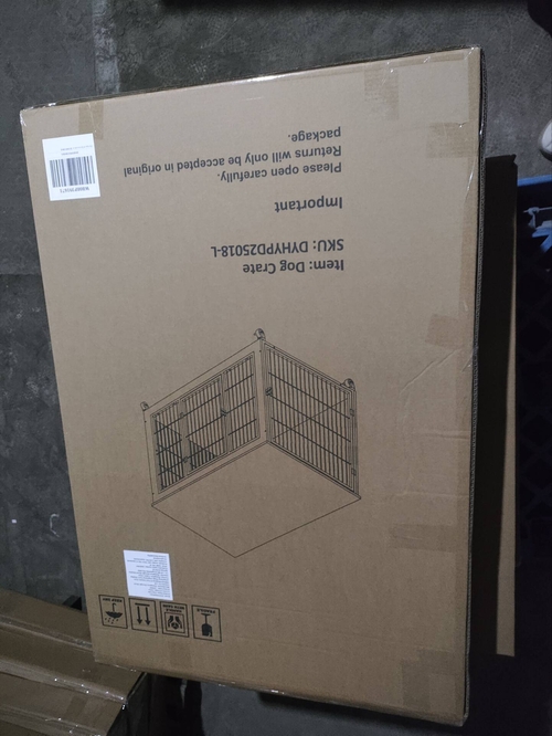 Heavy Duty Wooden Dog Crate Furniture with Wheels– Indoor Pet Kennel - Image 75